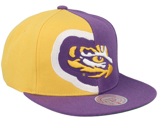 Men's Mitchell & Ness Ncaa Retroline Snapback Lsu