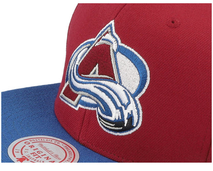Mitchell & Ness Men's NHL Team 2 Tone 2.0 Snapback Avalanche Snapback Caps