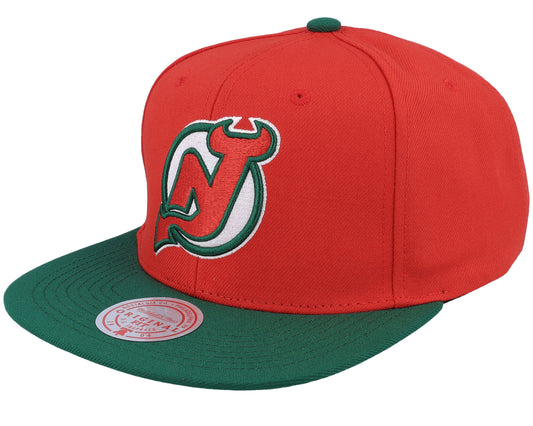 Mitchell & Ness Men's NHL Team 2 Tone 2.0 Snapback Devils Snapback Caps