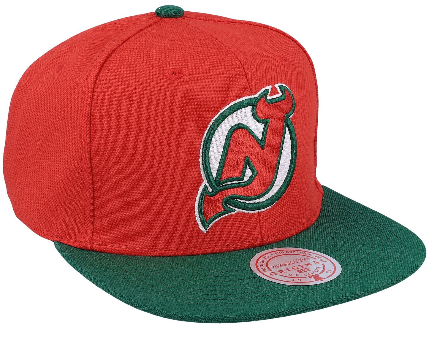 Mitchell & Ness Men's NHL Team 2 Tone 2.0 Snapback Devils Snapback Caps