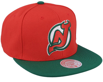 Mitchell & Ness Men's NHL Team 2 Tone 2.0 Snapback Devils Snapback Caps
