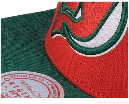 Mitchell & Ness Men's NHL Team 2 Tone 2.0 Snapback Devils Snapback Caps