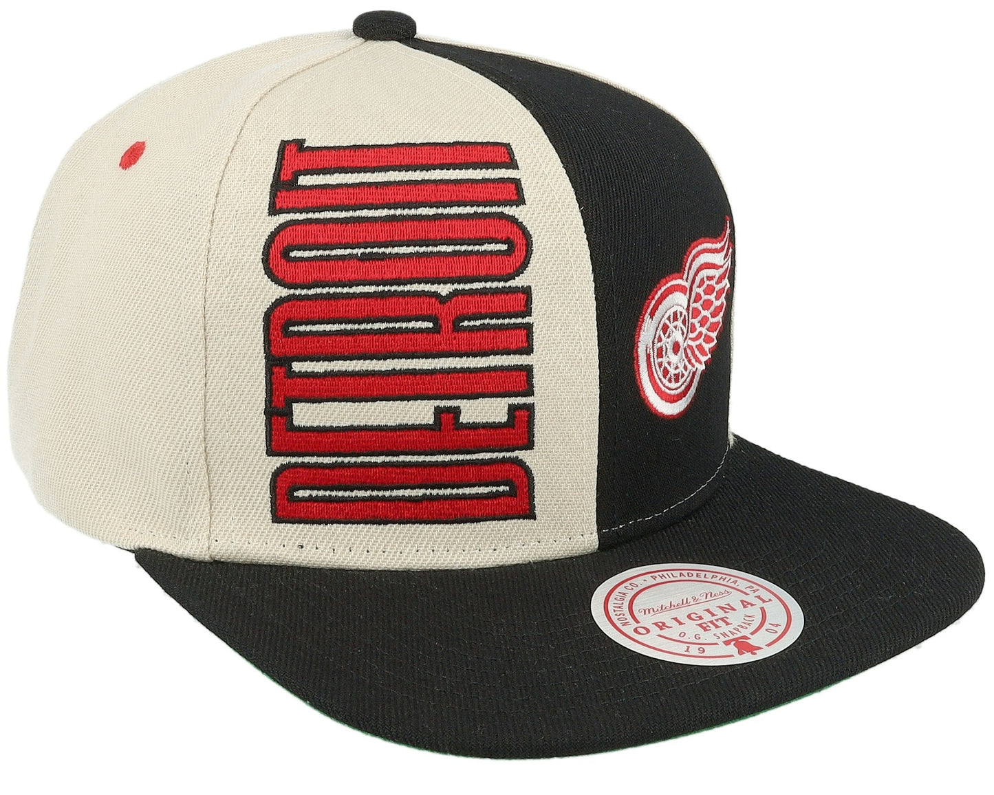 Mitchell & Ness Men's NHL Pop Panel Snapback Red Wings Snapback Caps