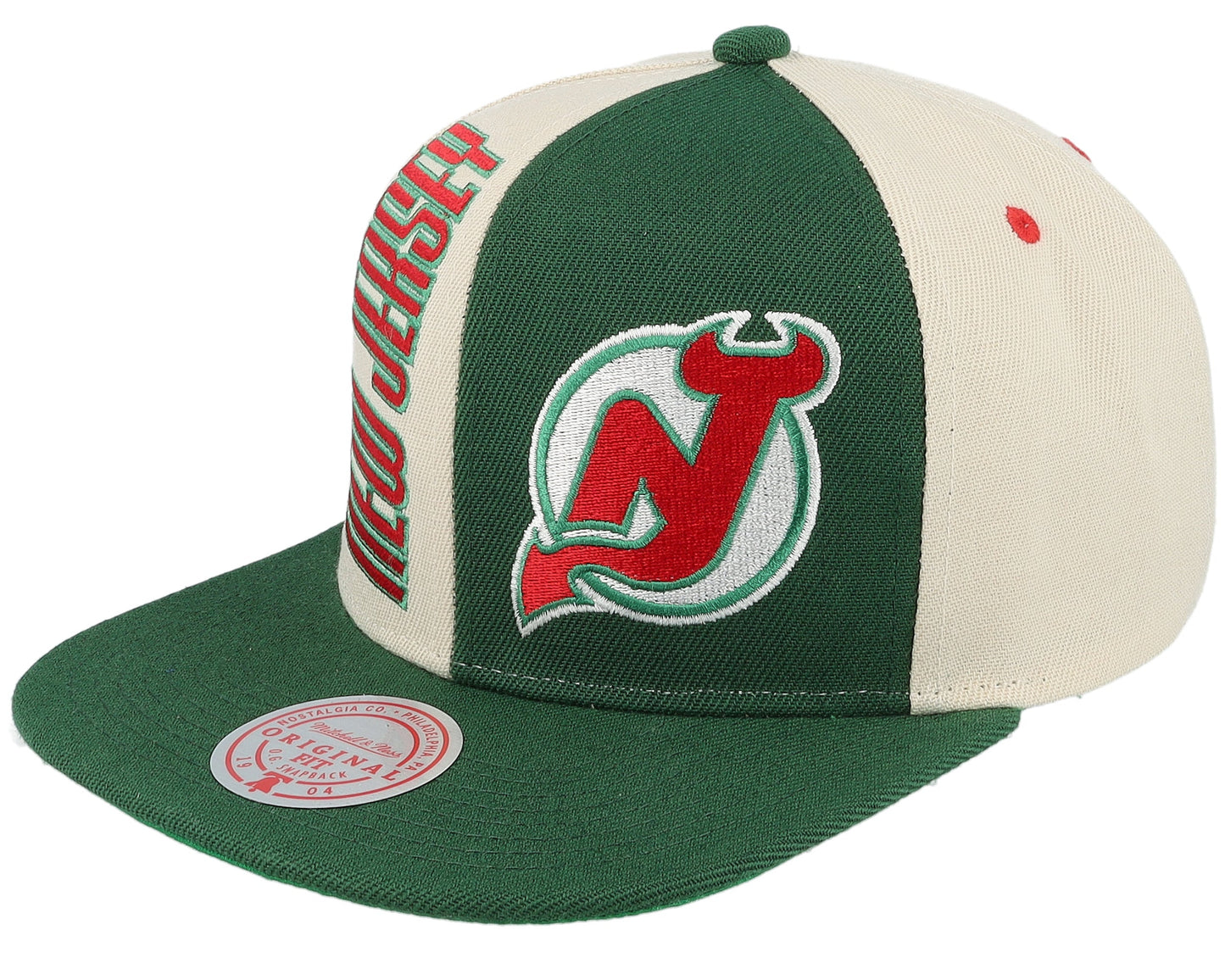 Men's Mitchell & Ness Nhl Pop Panel Snapback Devils