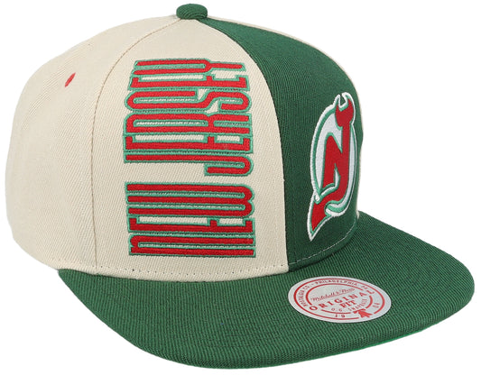 Mitchell & Ness Men's NHL Pop Panel Snapback Devils Snapback Caps