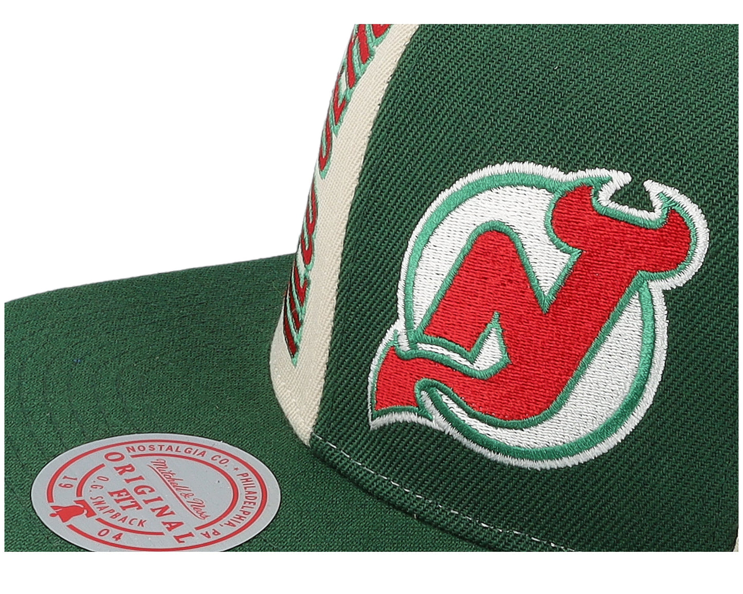 Men's Mitchell & Ness Nhl Pop Panel Snapback Devils