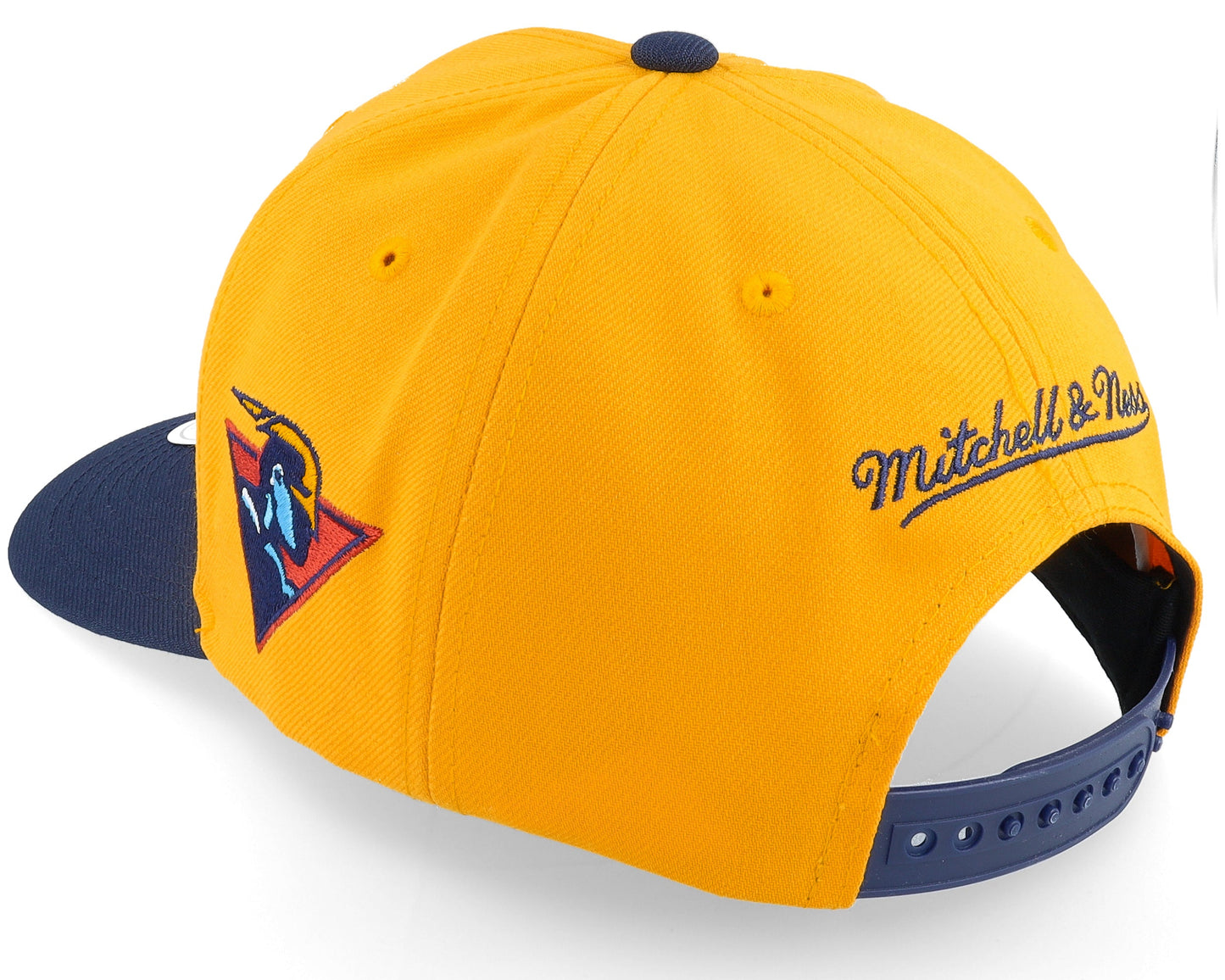 Men's Mitchell & Ness NBA Team Script 2.0 Pro Snapback Hwc Warriors