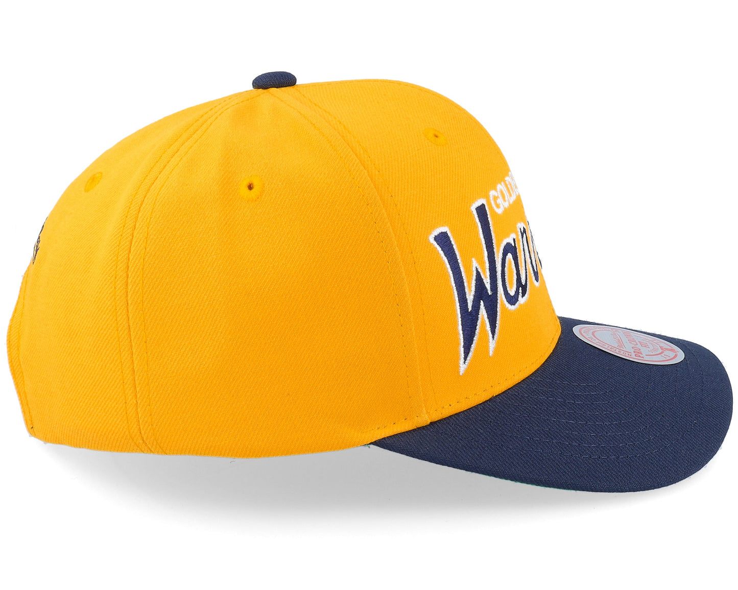 Men's Mitchell & Ness NBA Team Script 2.0 Pro Snapback Hwc Warriors