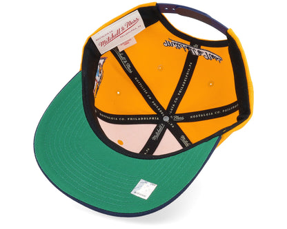 Mitchell & Ness Men's NBA Team Script 2.0 Pro Snapback Hwc Warriors Snapback Caps