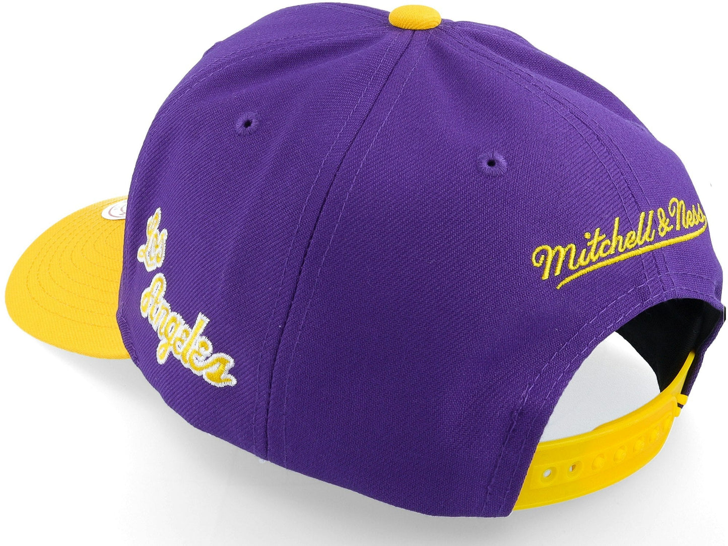 Mitchell & Ness Men's NBA Team Script 2.0 Pro Snapback Hwc Lakers Snapback Caps