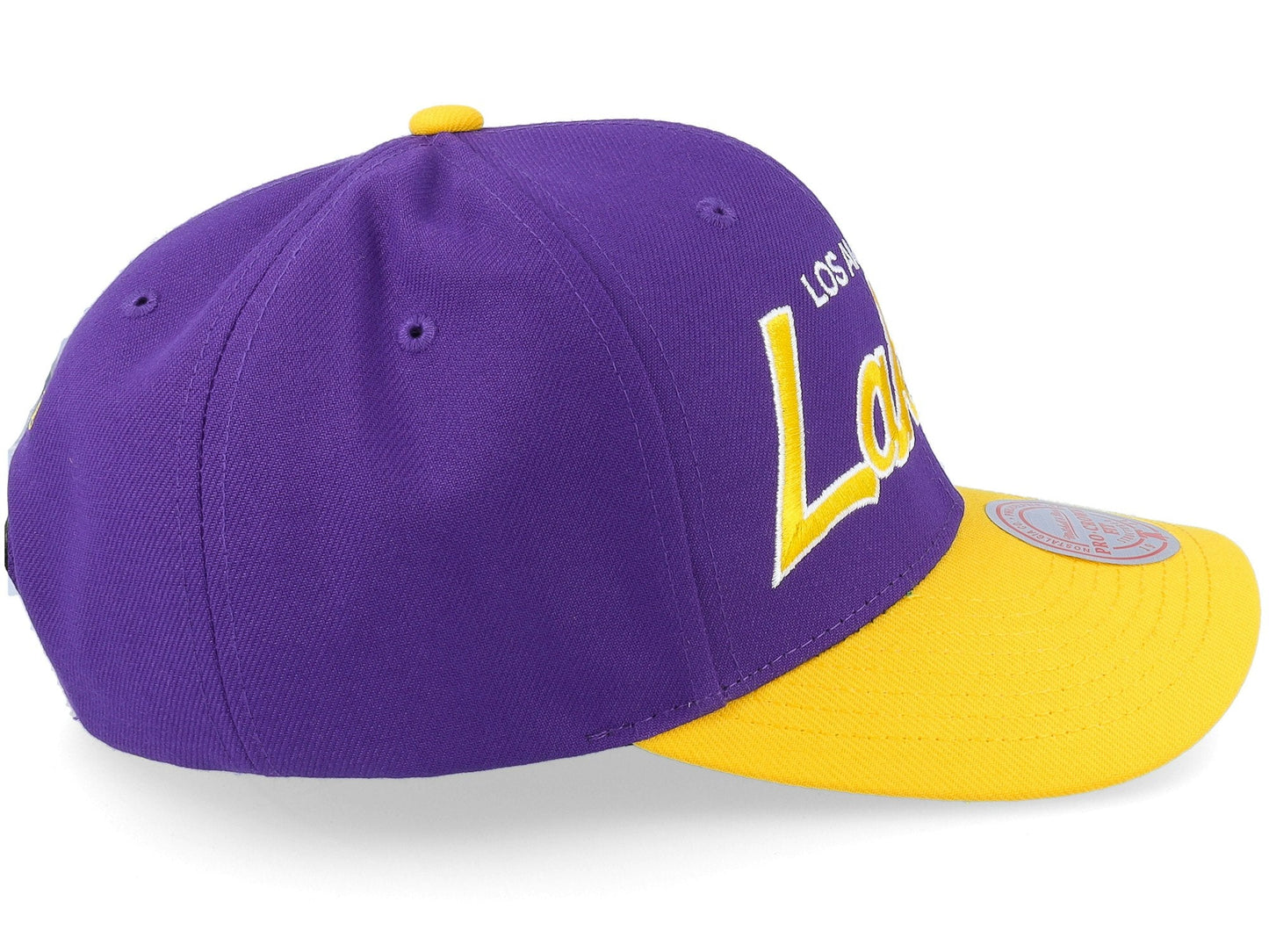 Men's Mitchell & Ness NBA Team Script 2.0 Pro Snapback Hwc Lakers