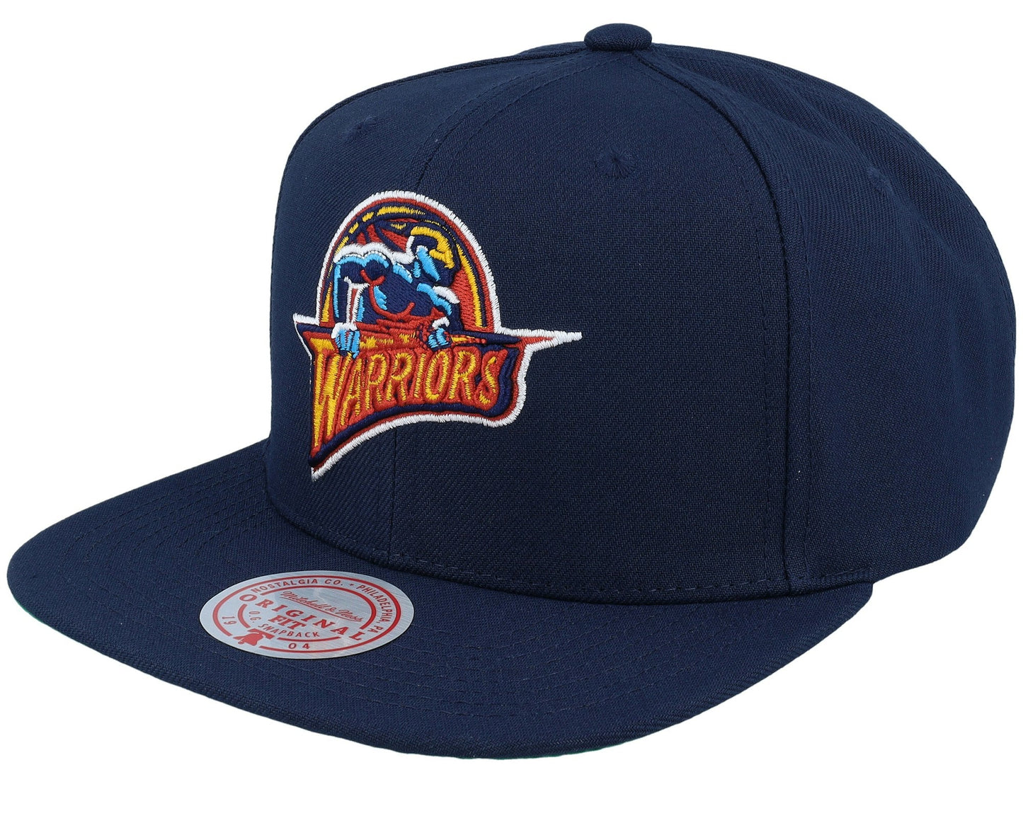 Men's Mitchell & Ness NBA Conference Patch Snapback Hwc Warriors - Navy