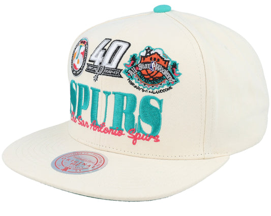 Men's Mitchell & Ness NBA Reframe Retro Snapback Hwc Spurs