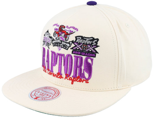 Mitchell & Ness Men's NBA Reframe Retro Snapback Hwc Raptors Snapback Caps