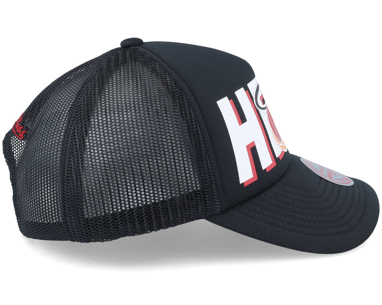 Men's Mitchell & Ness NBA Billboard Trucker Snapback Hwc Heat