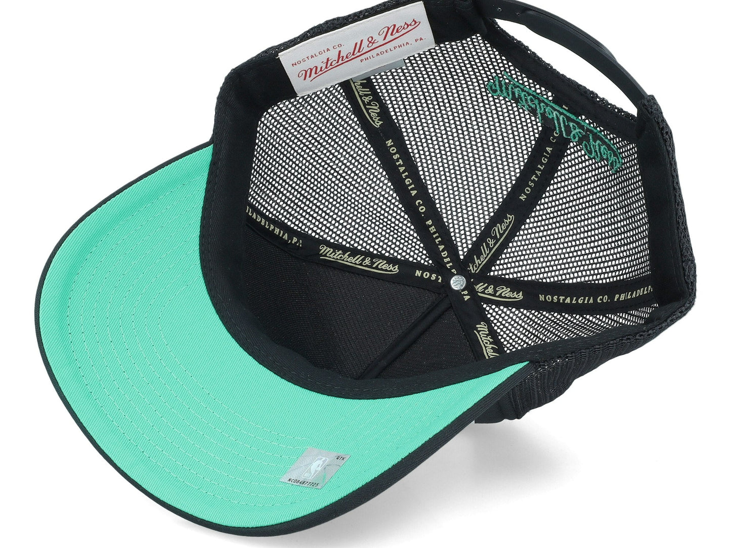 Mitchell & Ness Men's NBA Billboard Trucker Snapback Hwc Spurs Snapback Caps