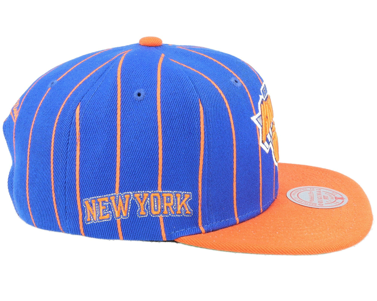 Men's Mitchell & Ness NBA Team Pin Snapback Knicks - Blue