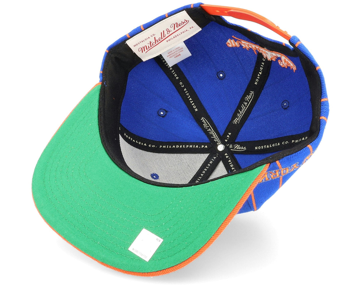 Men's Mitchell & Ness NBA Team Pin Snapback Knicks - Blue