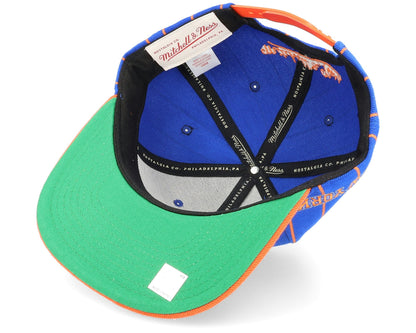 Mitchell & Ness Men's NBA Team Pin Snapback Knicks Snapback Caps