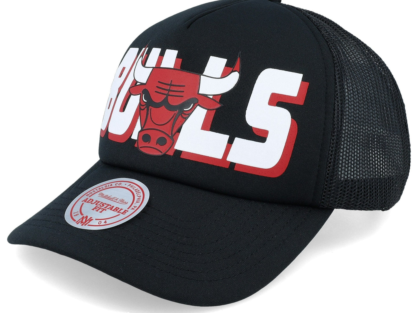 Mitchell & Ness Men's NBA Billboard Trucker Snapback Bulls