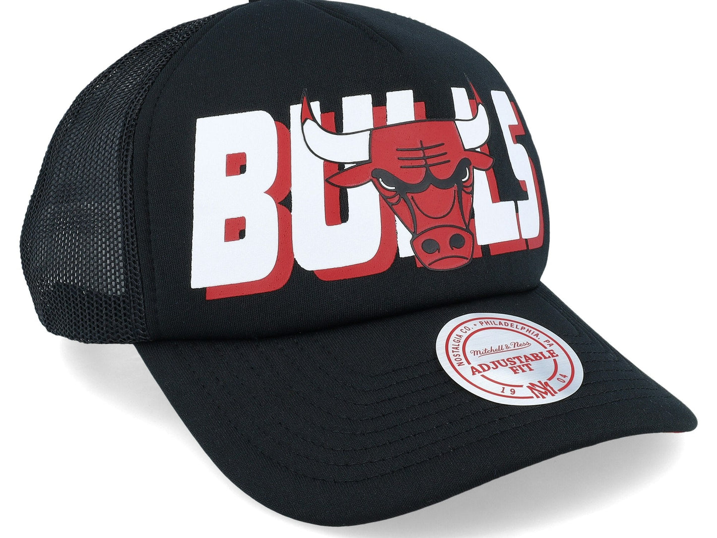 Mitchell & Ness Men's NBA Billboard Trucker Snapback Bulls