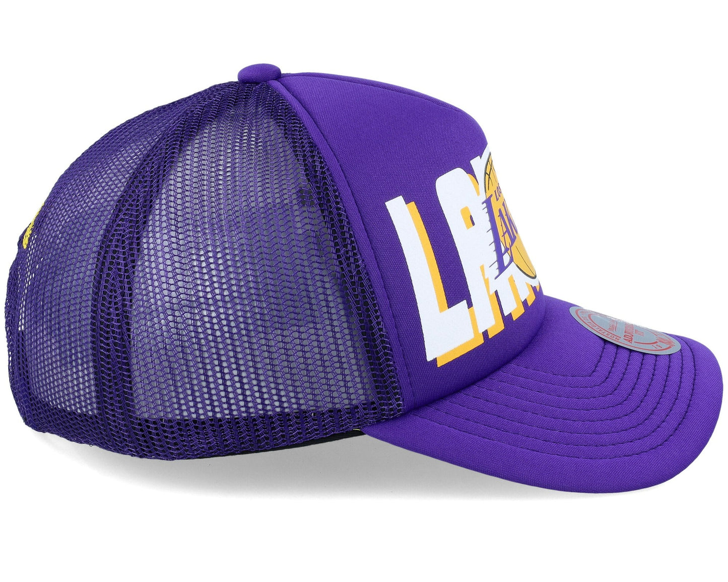 Mitchell & Ness Men's NBA Billboard Trucker Snapback Lakers Snapback Caps