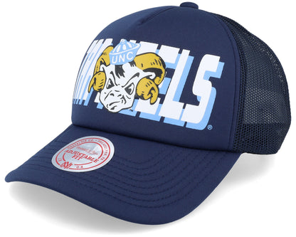 Mitchell & Ness Men's Ncaa Billboard Trucker Snapback North Carolina Snapback Caps
