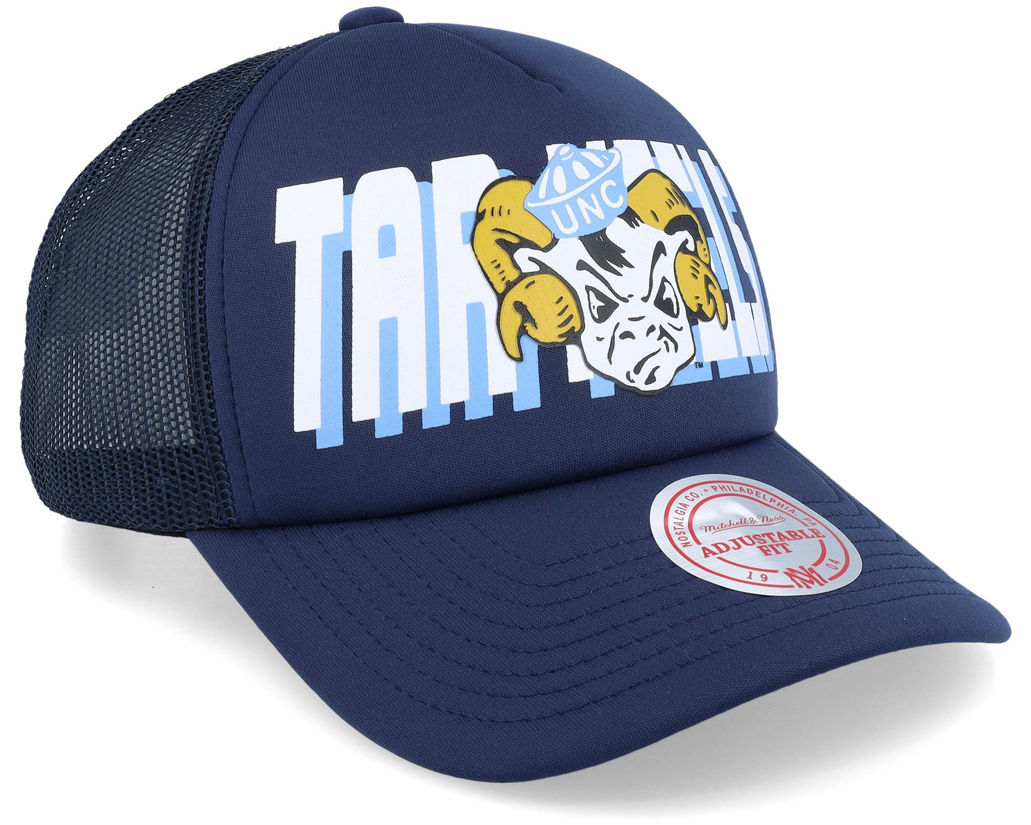 Mitchell & Ness Men's Ncaa Billboard Trucker Snapback North Carolina Snapback Caps