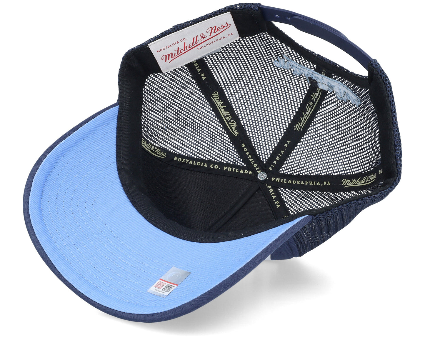Mitchell & Ness Men's Ncaa Billboard Trucker Snapback North Carolina Snapback Caps