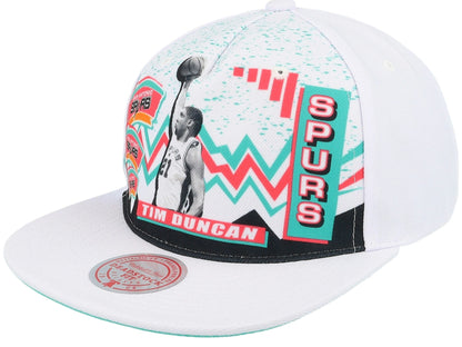 Mitchell & Ness Men's NBA 90'S Playa Deadstock Hwc Spurs Tim Duncan Ball Caps