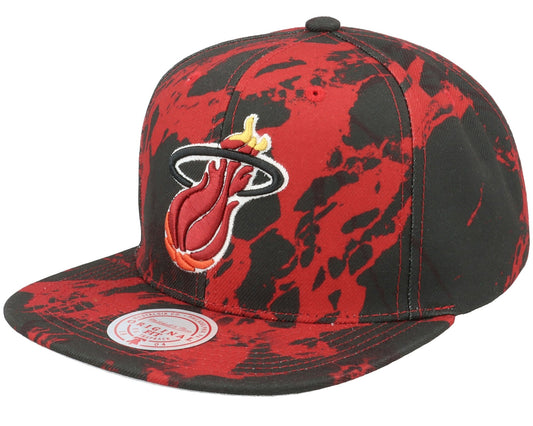 Mitchell & Ness Men's NBA Down For All Snapback Hwc Heat Snapback Caps