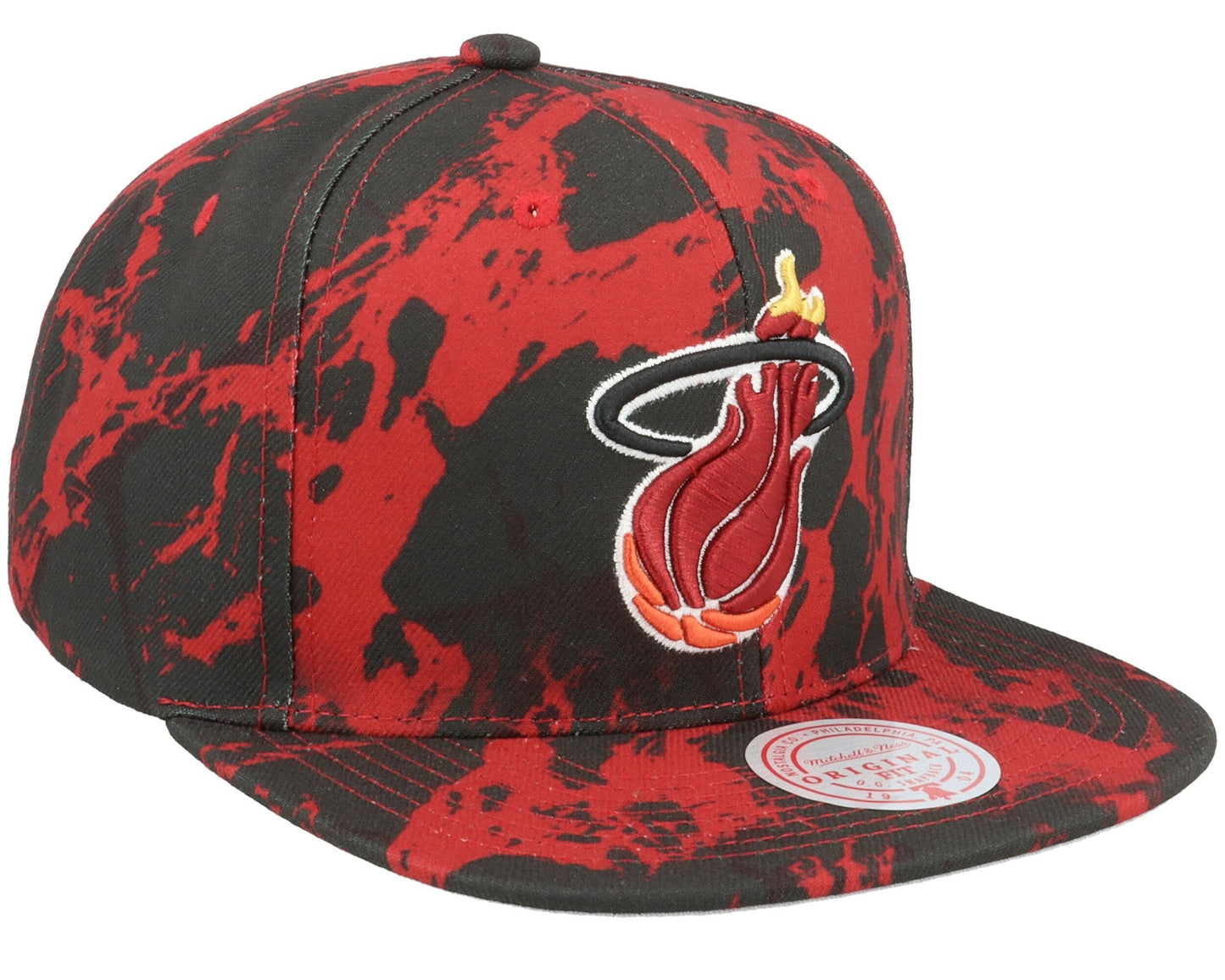 Mitchell & Ness Men's NBA Down For All Snapback Hwc Heat Snapback Caps