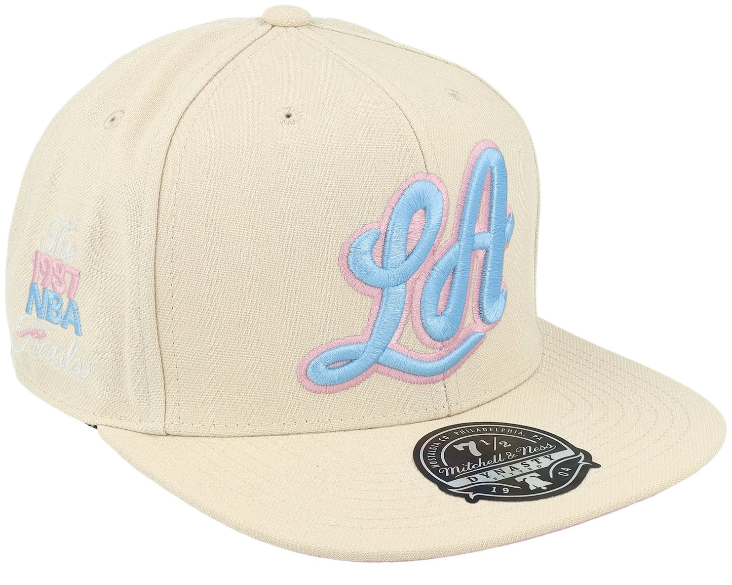 Men's Mitchell & Ness NBA Cake Pop Fitted Hwc Lakers - Off White