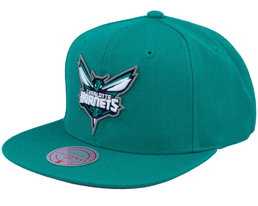 Men's Mitchell & Ness NBA Team Ground 2.0 Snapback Hornets