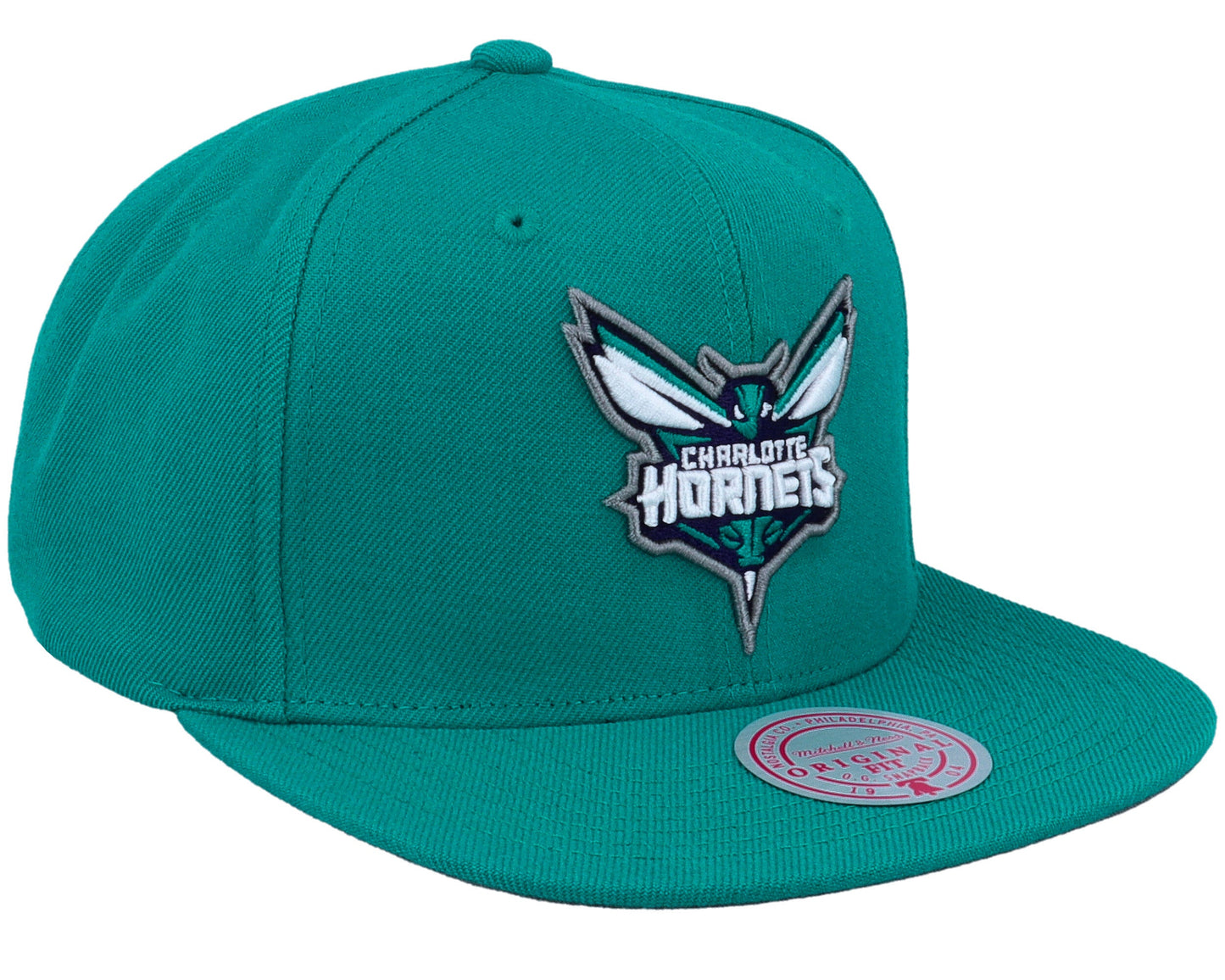 Men's Mitchell & Ness NBA Team Ground 2.0 Snapback Hornets