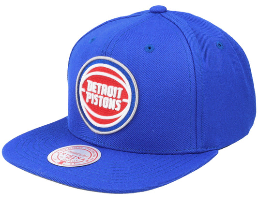 Men's Mitchell & Ness NBA Team Ground 2.0 Snapback Pistons