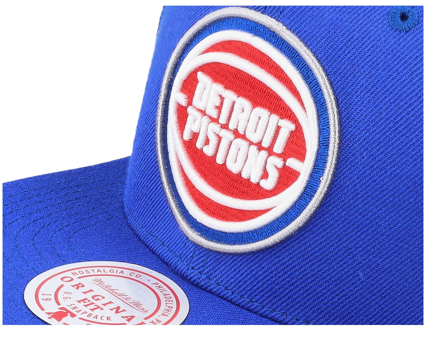 Men's Mitchell & Ness NBA Team Ground 2.0 Snapback Pistons