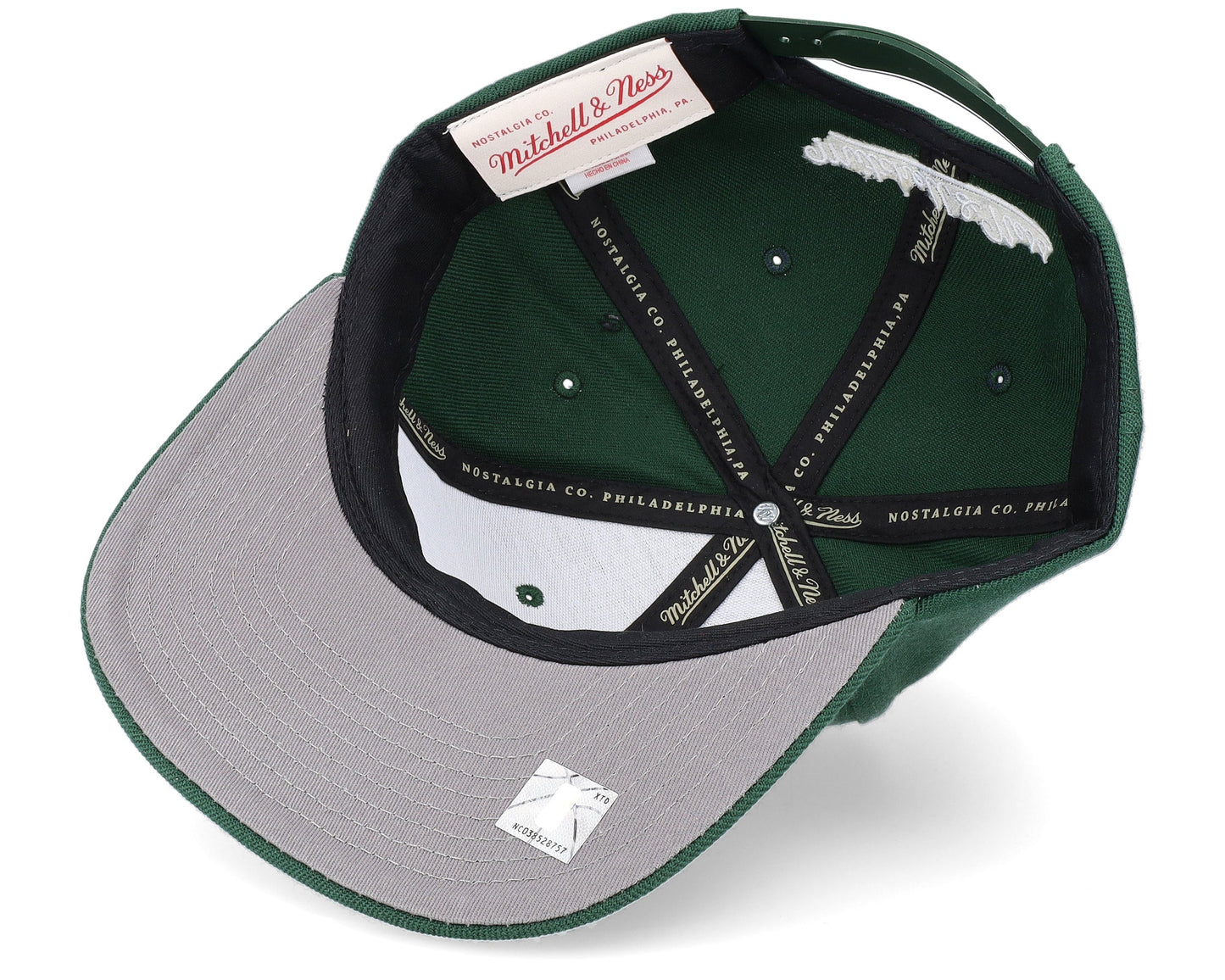 Men's Mitchell & Ness NBA Team Ground 2.0 Snapback Bucks