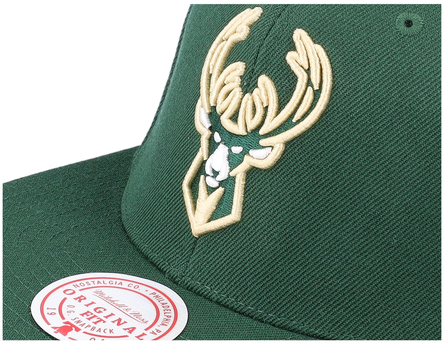 Men's Mitchell & Ness NBA Team Ground 2.0 Snapback Bucks