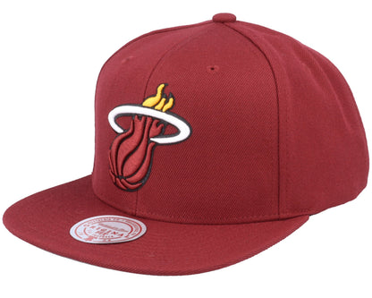 Mitchell & Ness Men's NBA Team Ground 2.0 Snapback Heat