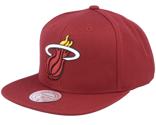 Mitchell & Ness Men's NBA Team Ground 2.0 Snapback Heat