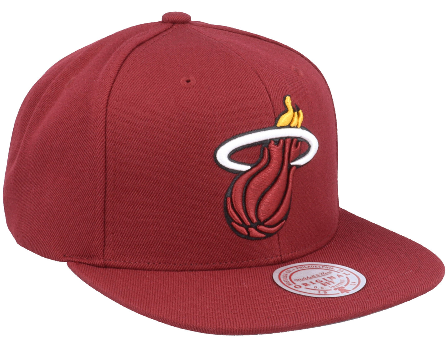 Mitchell & Ness Men's NBA Team Ground 2.0 Snapback Heat