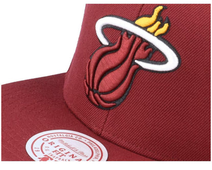 Mitchell & Ness Men's NBA Core Basic Snapback Heat Snapback Caps