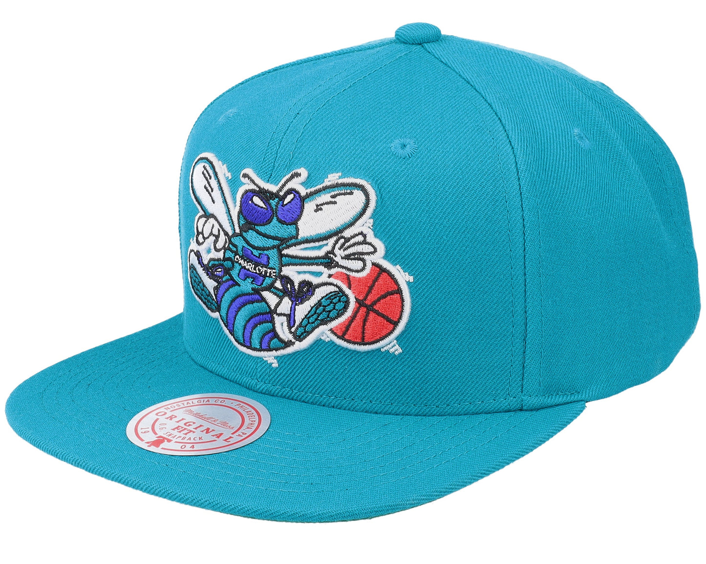 Men's Mitchell & Ness NBA Team Ground 2.0 Snapback Hwc Hornets
