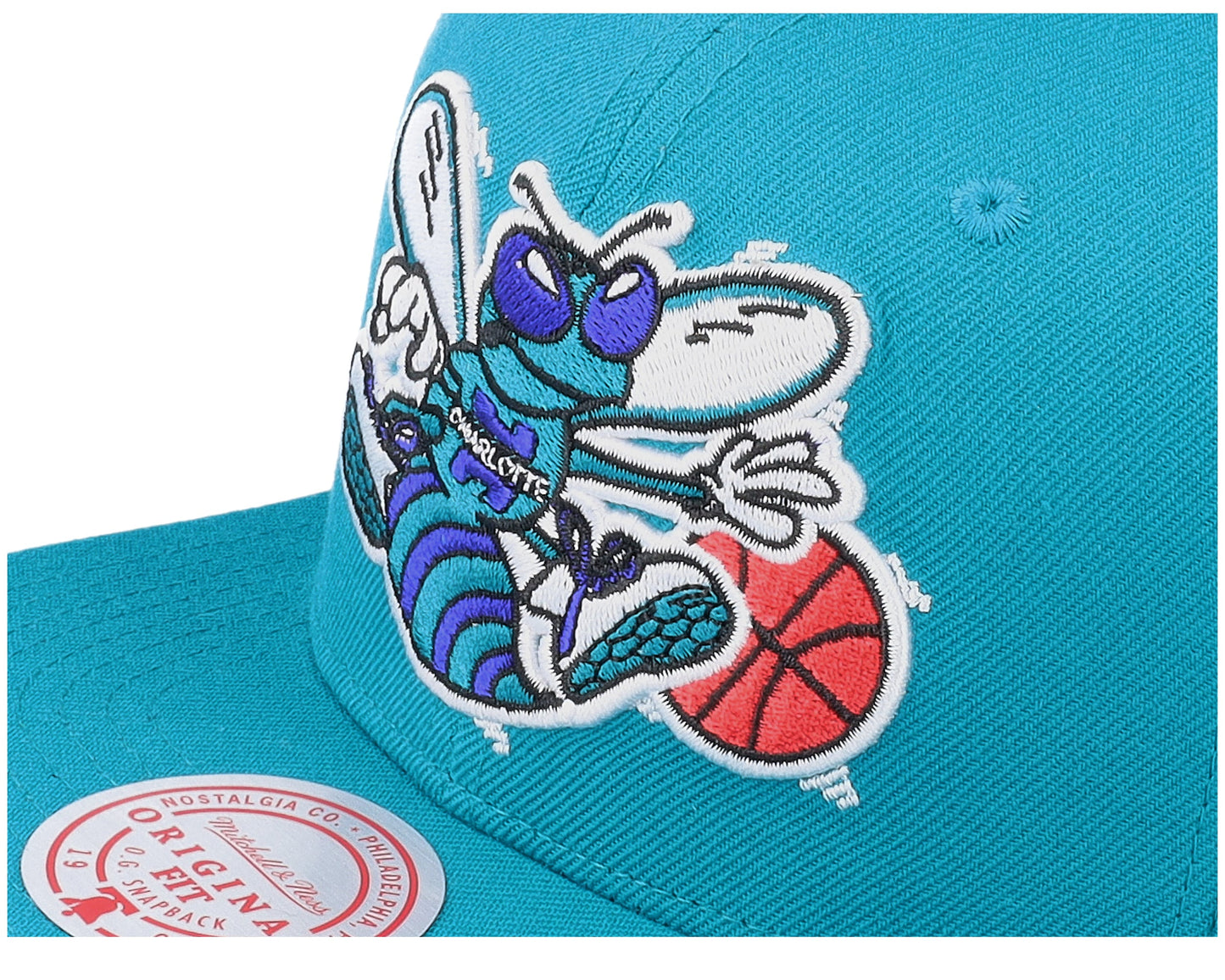 Men's Mitchell & Ness NBA Team Ground 2.0 Snapback Hwc Hornets