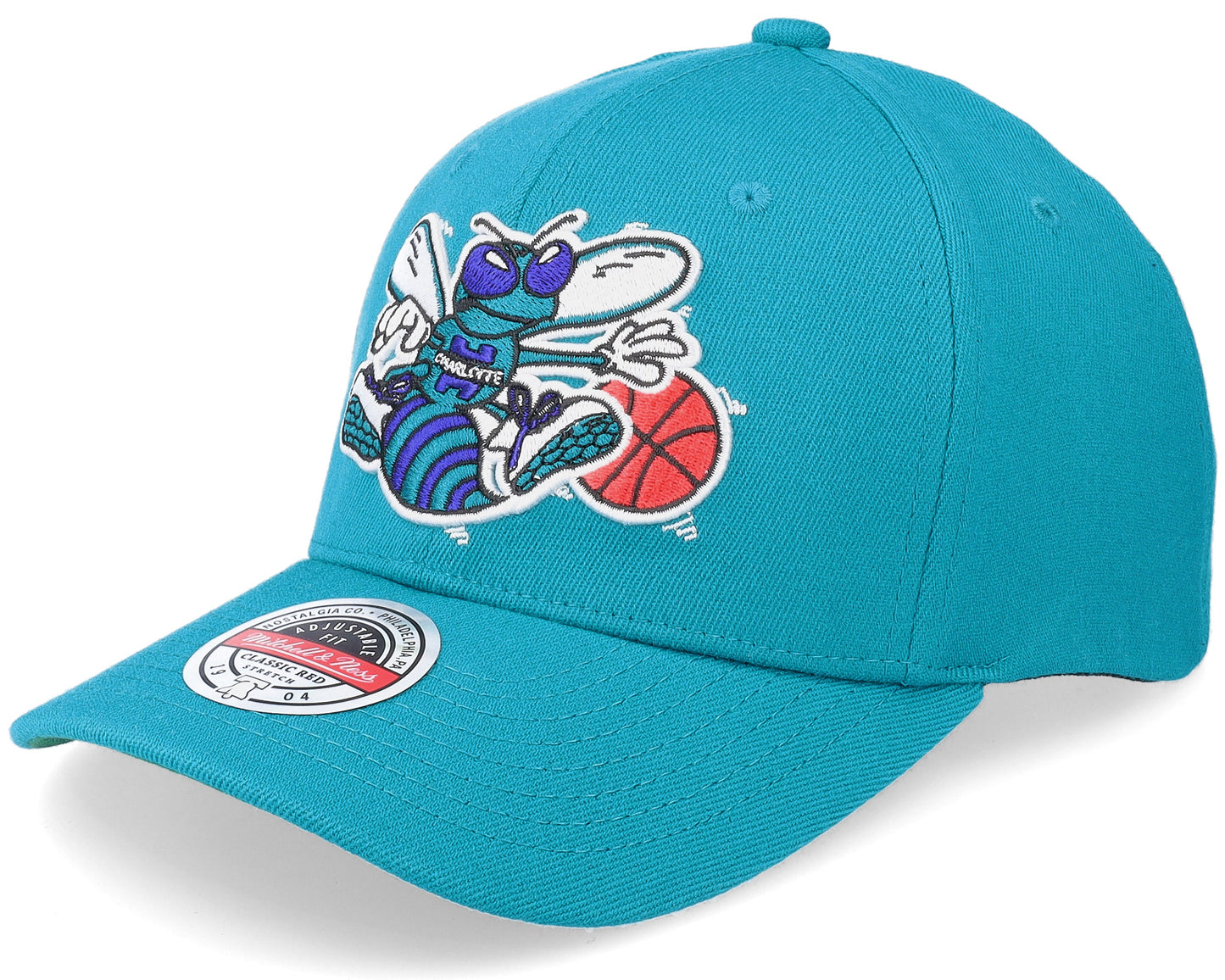 Men's Mitchell & Ness NBA Team Ground 2.0 Stretch Snapback Hwc Hornets