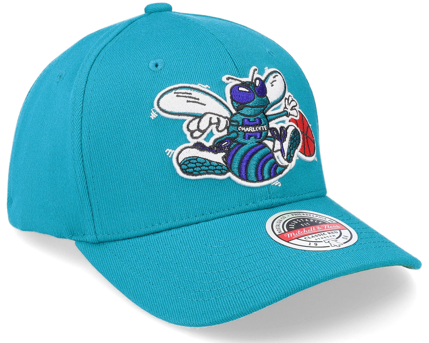 Mitchell & Ness Men's NBA Team Ground 2.0 Stretch Snapback Hwc Hornets Snapback Caps