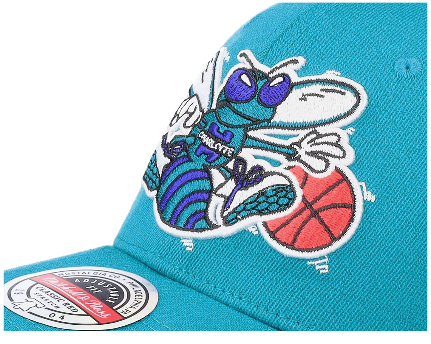 Mitchell & Ness Men's NBA Team Ground 2.0 Stretch Snapback Hwc Hornets Snapback Caps