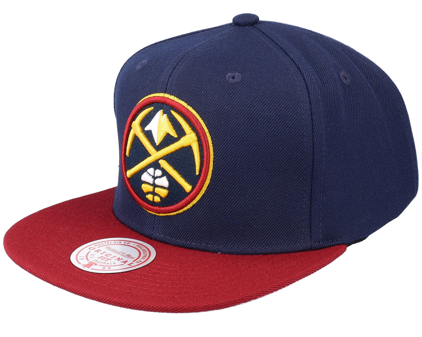 Men's Mitchell & Ness NBA Team 2 Tone 2.0 Snapback NBA NUGGets