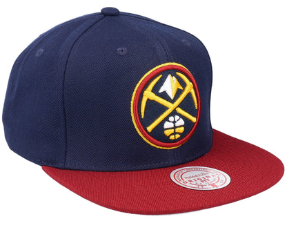 Mitchell & Ness Men's NBA Team 2 Tone 2.0 Snapback NBA Nuggets Snapback Caps